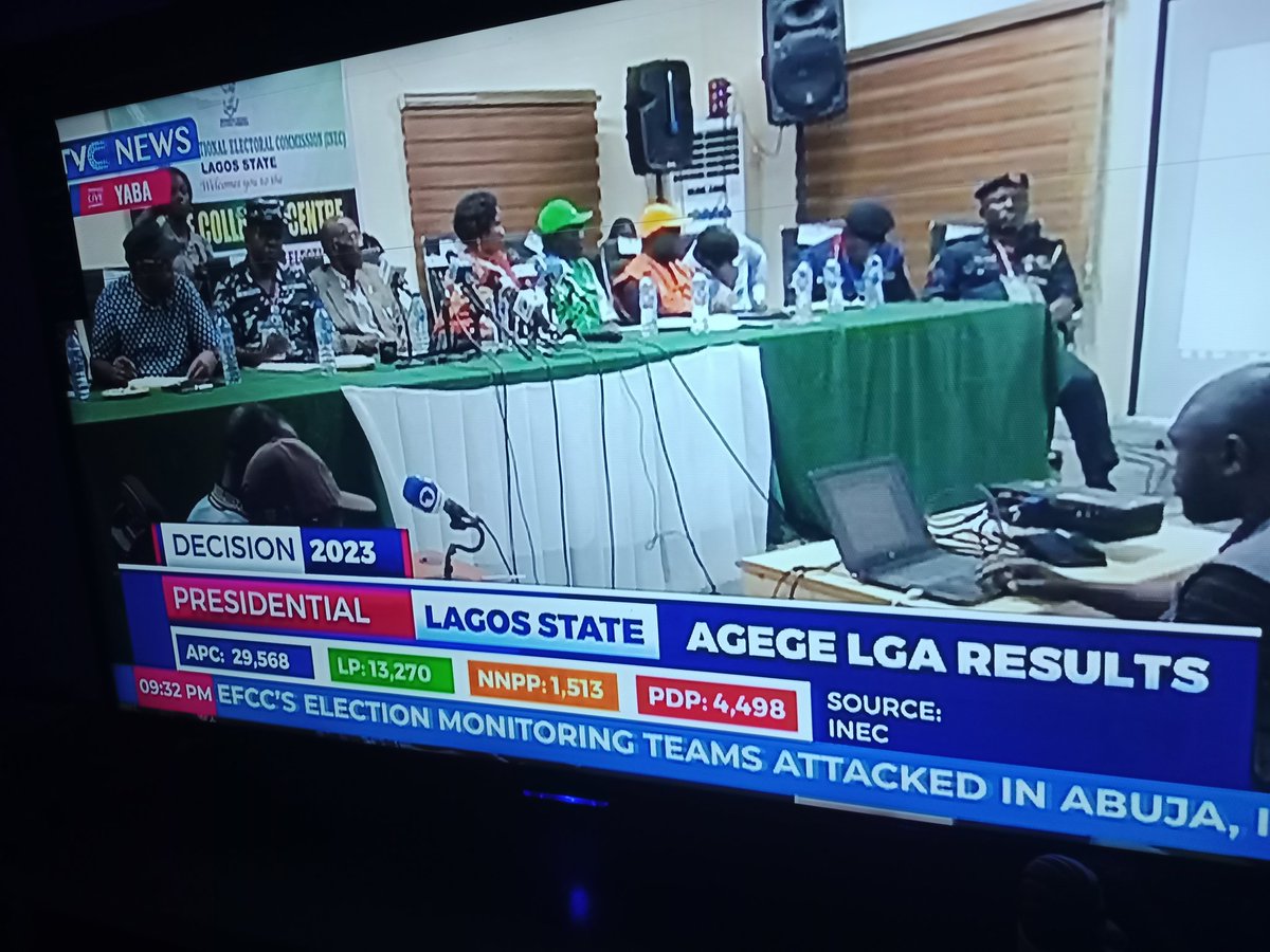 JerryWebman's tweet photo. Agege Lga lagos state

#Inecresults #inecnigeria #ElectionResult https://t.co/LdNzut4lwU