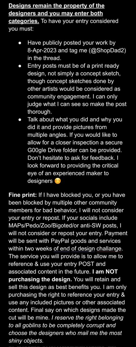 Let's spice up the slow time of the year with a $$$ Design Challange! All our good goblins are welcome to join in and even if you don't please help with reach 🥰