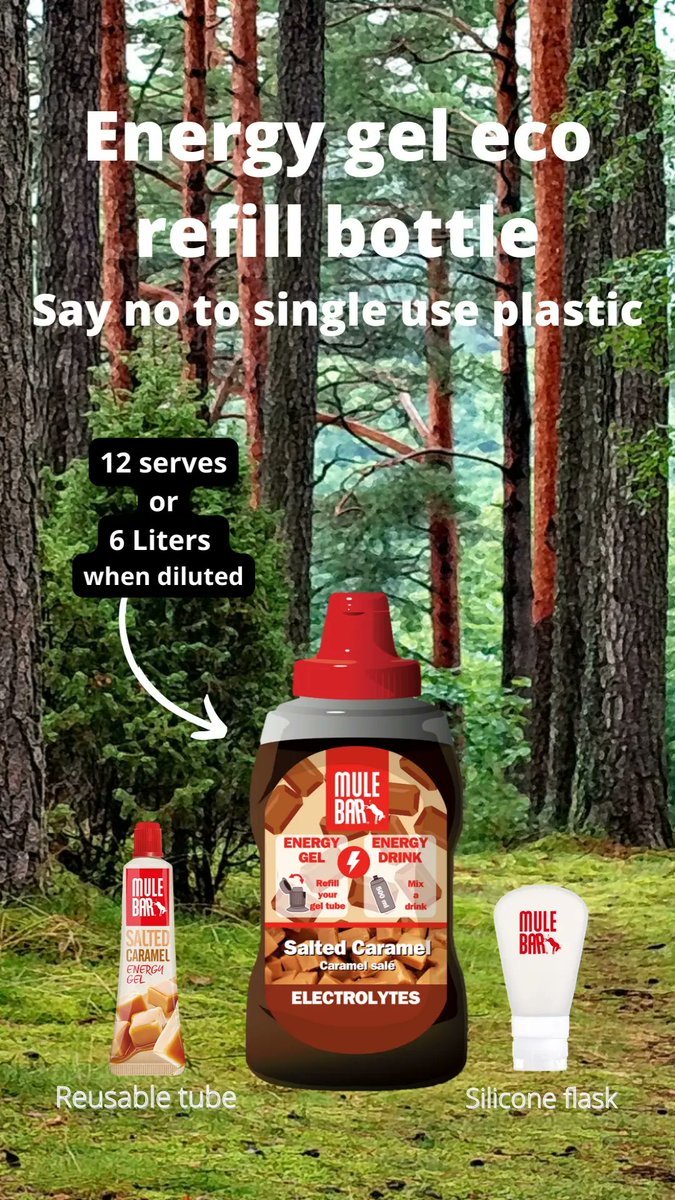 Ecorefill energy gel bottles
Much less single use plastic tubes, 33% less expansive than 12 single tubes.
Mix a drink or take it pure
Good for the planet, good for your wallet !
#noplastic #energygel #marathontraining #MarathonRace #marathon #running #cycling #fastenergy