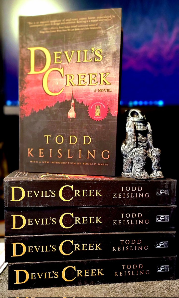 Hardcover copies of DEVIL'S CREEK have arrived! Many thanks, @CemeteryDance @CemeteryEbook!