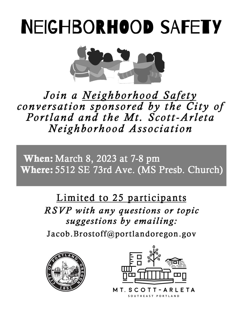 Neighbors Together, Arleta Triangle Square Events - Hi neighbors! We hope you are keeping warm during the snowstorm. Join for an upcoming neighborhood safety conversation, visit an artist popup market, and get info on how to host your event at the Square. mailchi.mp/4c19d5f5963a/n…