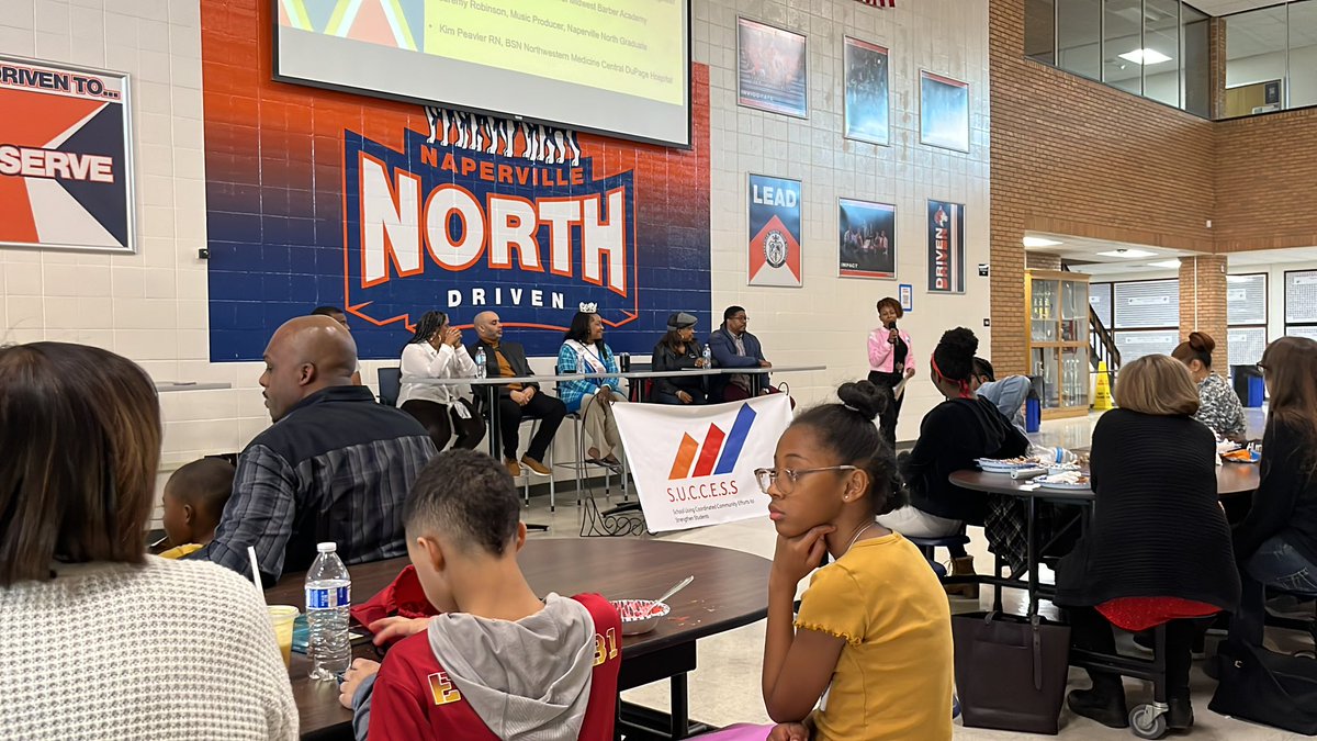 An inspiring panel of leaders at today’s <a href="/SUCCESSin203/">SUCCESSin203</a> Black History Month Showcase. <a href="/Naperville203/">Naperville 203</a>