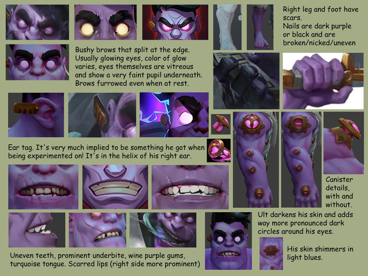 Inspired by <a href="/papuchochoe/">Papuchochoł</a> 's Viego guide here's my guide on things that make Mundo... Mundo, I try to follow them myself whenever I draw him and I think they are important aspects of his character and design <3

#drmundo