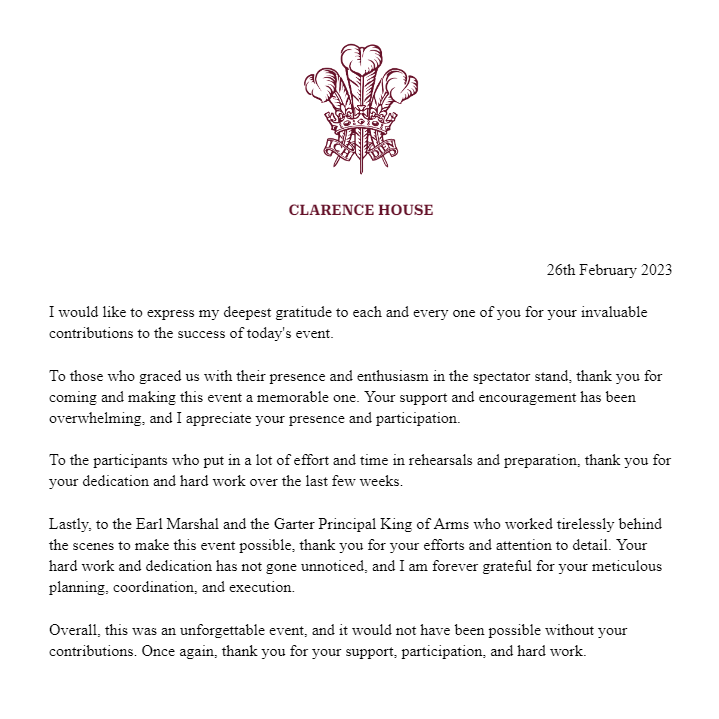 His Royal Highness has released a statement following his investiture as Prince of Wales.