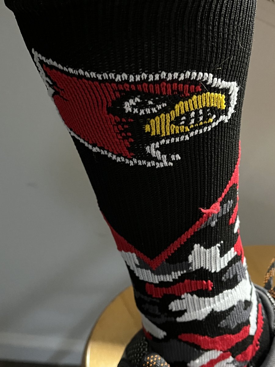 jdimig's tweet photo. Rocking the socks from @JonBKlein with my UofL bike jersey #sockittokidneydisease #850challenge https://t.co/WNfVgQB1Bs