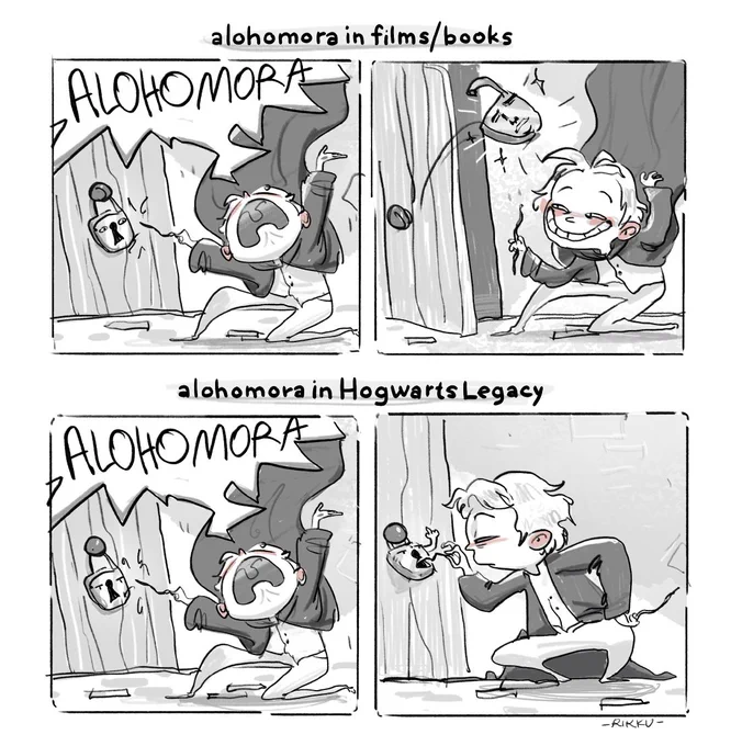 "I just like how it sounds!" #HogwartsLegacy #fanart 