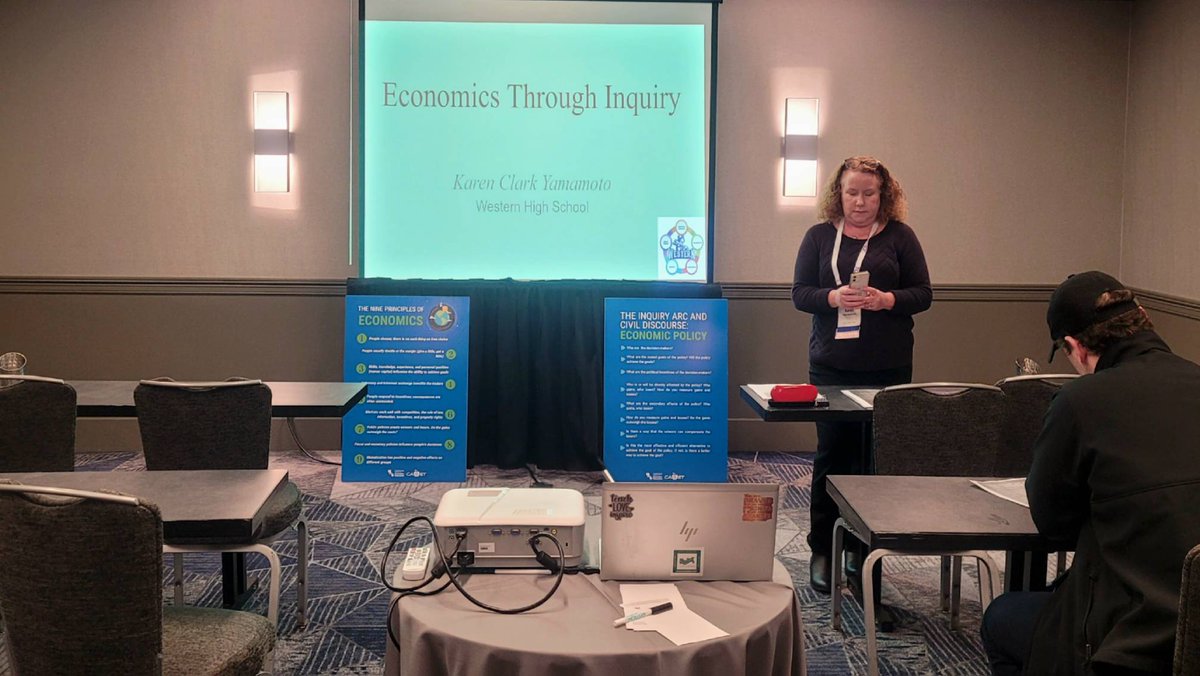 WHSPios's tweet photo. 🌍SOCIAL SCIENCE🌍
Two of our EDUmazing Social Science teachers traveled to Santa Clara to present classroom lessons that incorporate the 5Cs at the annual CA Council for Social Studies Conference. Way to represent WHS! 👏
#LikeAPio #watchWestern #UnlimitedYou https://t.co/nLGhgnusuQ