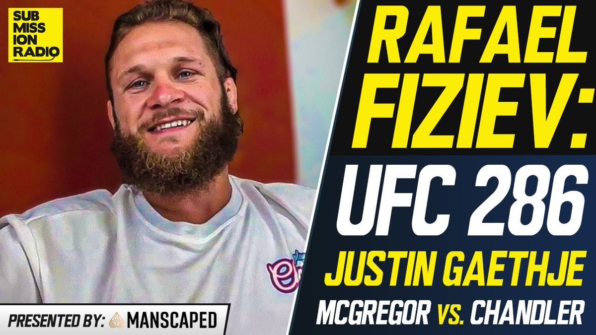 .@RafaelFiziev joins us on SR! 🍿 Rafael responds to Gaethje’s comments, previews fight, says McGregor looks like he’s been partying “too much” ahead of Chandler, wants a rule changed regarding after Islam’s 4th round with Alex and more! 🎥: youtu.be/7sopeIiQejo