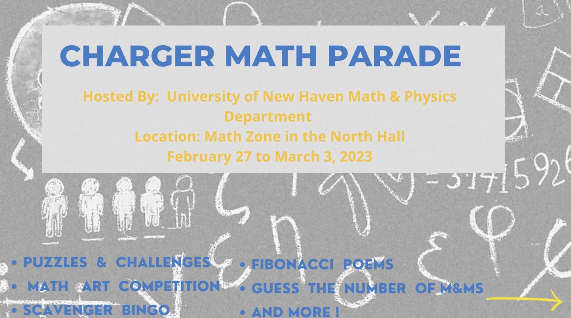 UNHMathZone's tweet photo. The Charger Math Parade starts tomorrow! Here are the first two activities we will be running! https://t.co/OzcxYZhggM