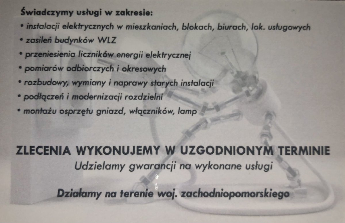 UsBern's tweet photo. Uwolnij potencjał swojej elektryki i dowiedz się więcej o korzyściach płynących z profesjonalnych usług elektrycznych. Od instalacji i napraw po konserwację i serwis. Podejmij działanie. Skontaktuj się z nami, aby dowiedzieć się więcej o naszych usługach! https://t.co/pfjFo5YEuy