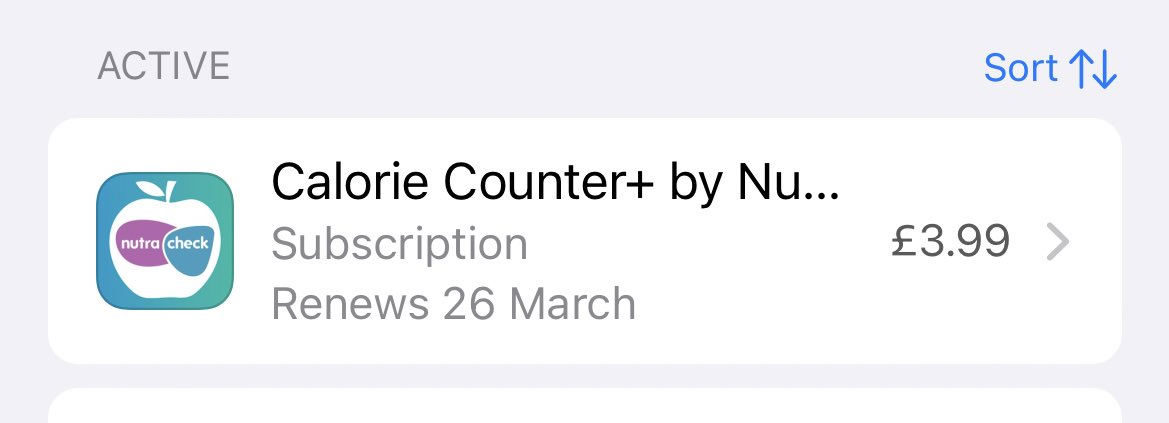 AliceTulipUK's tweet photo. @Nutracheck Hi can you help - I’ve paid my membership and the money has come out of my account and it says active on my subscriptions but it’s not letting me use it in app :( https://t.co/VLNM2PVdU2