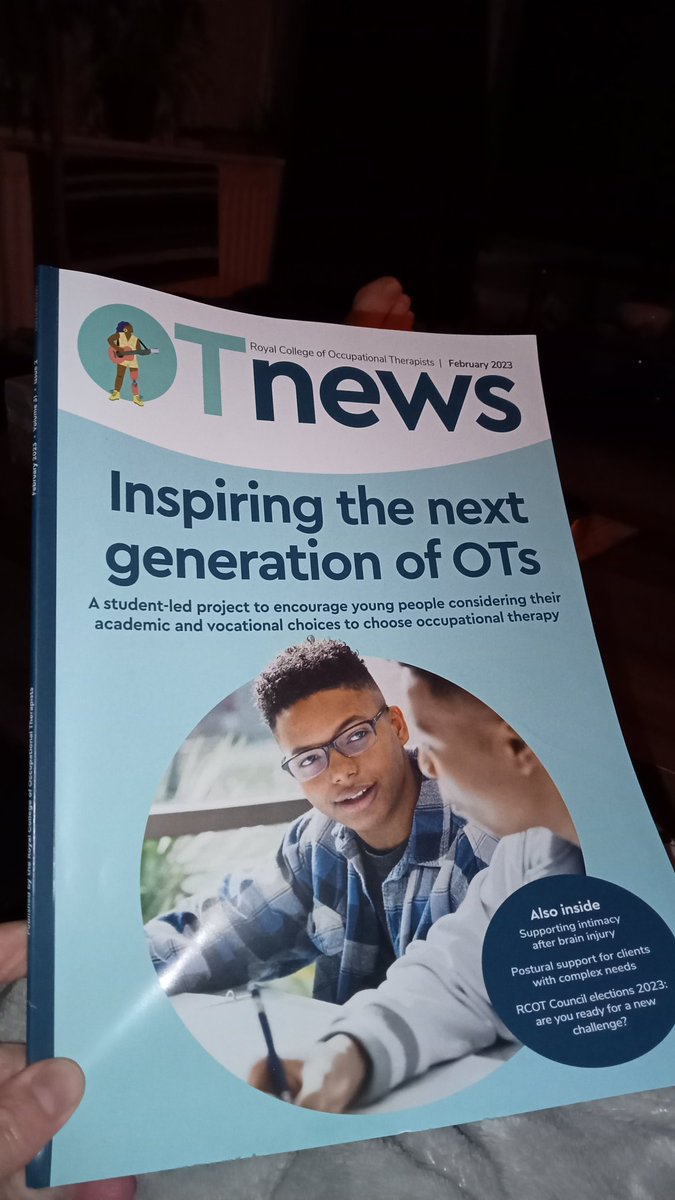 Notjustacleaner's tweet photo. Just been reading February's OT news and there's some really interesting articles. From OT's using AMPS ax in prisons to prescribing period pants, the next generation OT's and occupational formulation. https://t.co/zqprCFpOt9