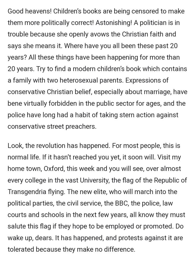 FollowFAITHx's tweet image. BREAKING PETER HITCHENS NEWS 🚨

Two utterly depressing but spot on paragraphs from #PeterHitchens&apos;s Mail on Sunday column. 🎯💯

Depressing because they&apos;re true. Inspiring because #Christian men stand up to the forces of darkness. 💪🏻

@ClarkeMicah