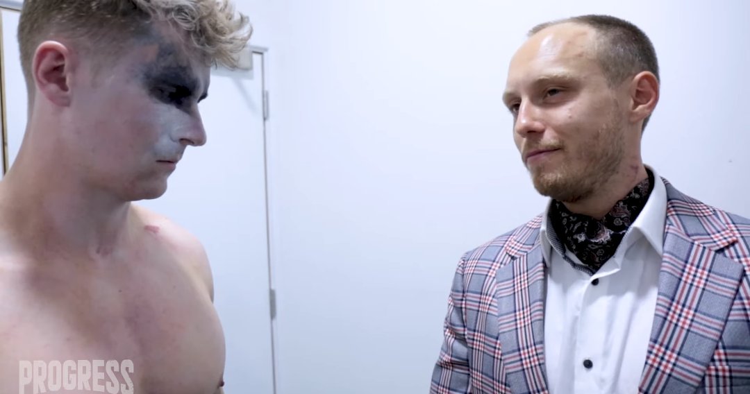 ThatBrownDude's tweet image. The Spike/Cara/Tom feud is top tier Wrestling storytelling imo. Give Spike and Tom their flowers. @ThisIs_Progress  @CaraNoirPW #SpikeTrivet