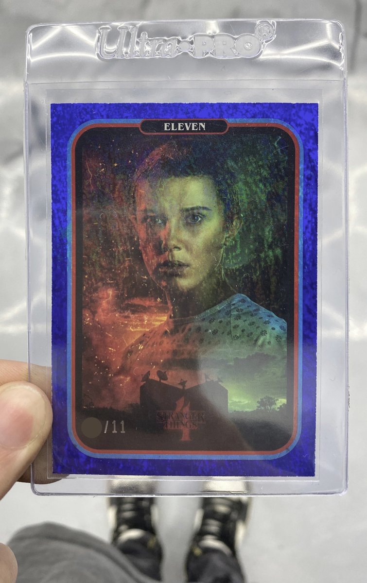I think <a href="/PSAcard/">PSAcard</a> should do a special edition PSA 11 Grading on these. <a href="/zerocoolcards/">zerocoolcards</a> <a href="/ericwhiteback/">ericwhiteback</a> #strangerthings #tradingcards