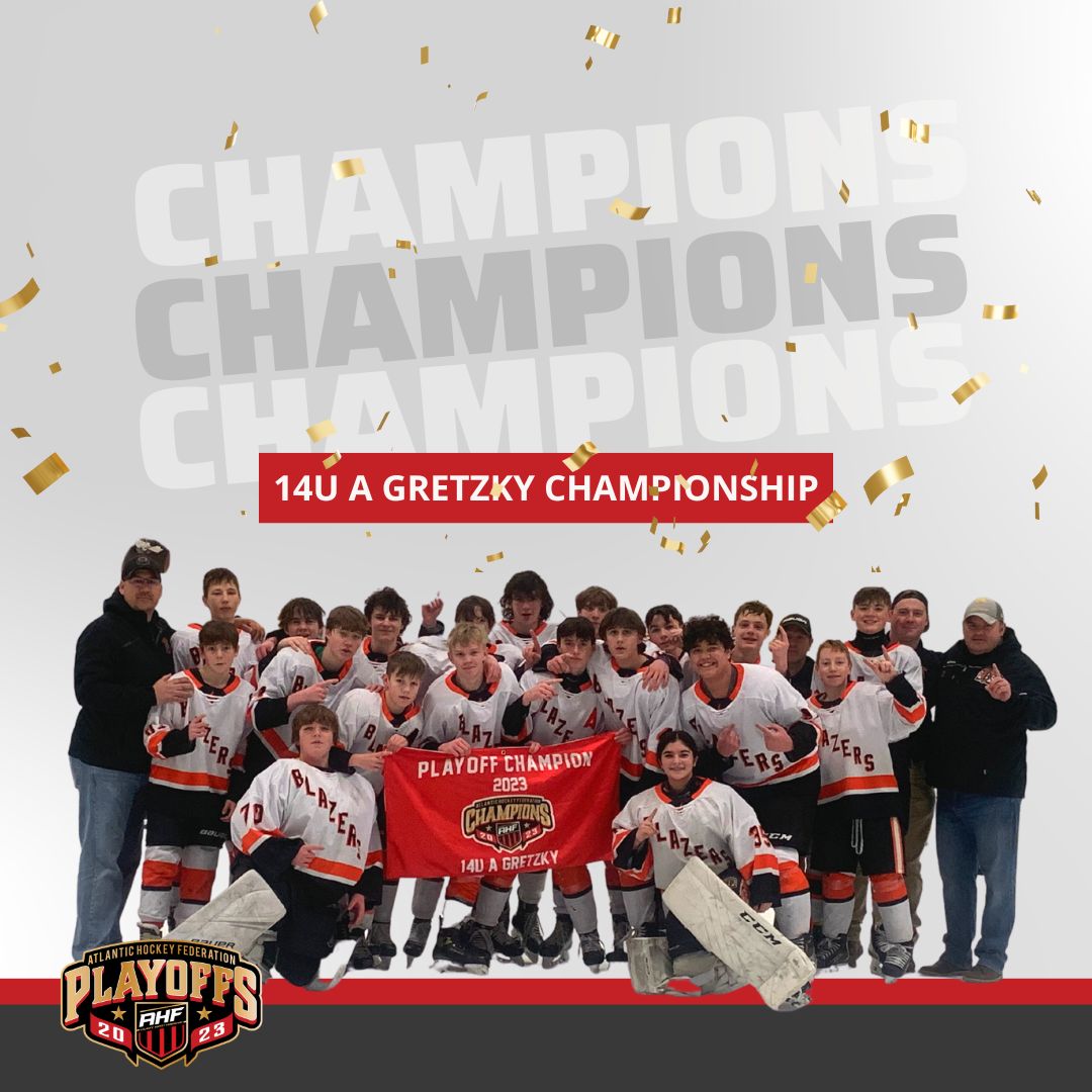 Your 14U A Gretzky #AHFPlayoffs Champions, <a href="/Blazer_Hockey/">Blazers Ice Hockey</a>🏆