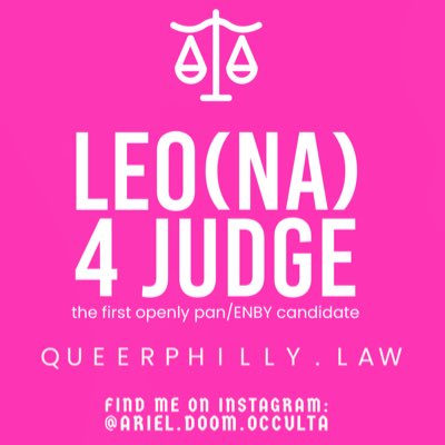 Follow me on <a href="/instagram/">Instagram</a>:  instagram.com/ariel.doom.occ… #queermetalhead #leona4philly #leona4judge #nonbinarypride🌈