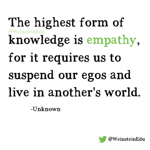 WeinsteinEdu's tweet photo. Empathy matters! 🧡 https://t.co/4GFVTgoeP1