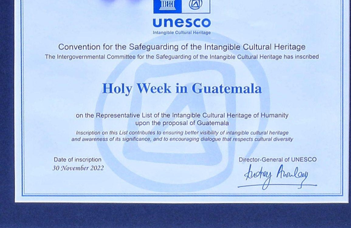 CAFEDECATUR's tweet photo. ¡FELICIDADES GUATEMALA!
UNESCO Declaró hoy la Semana Santa de Guatemala como Patrimonio Cultural Inmaterial de la humanidad.
#semanasantagtpatrimoniohumanidad
#Cuaresma2023 #Semanasanta2023 #BidLab #turismo #reactur #fedecatur #Centroamérica #reactivación #visitguatemala https://t.co/6ZZuk33pqE