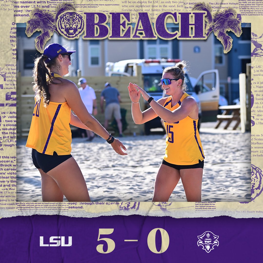 LSU Beach Volleyball tweet media