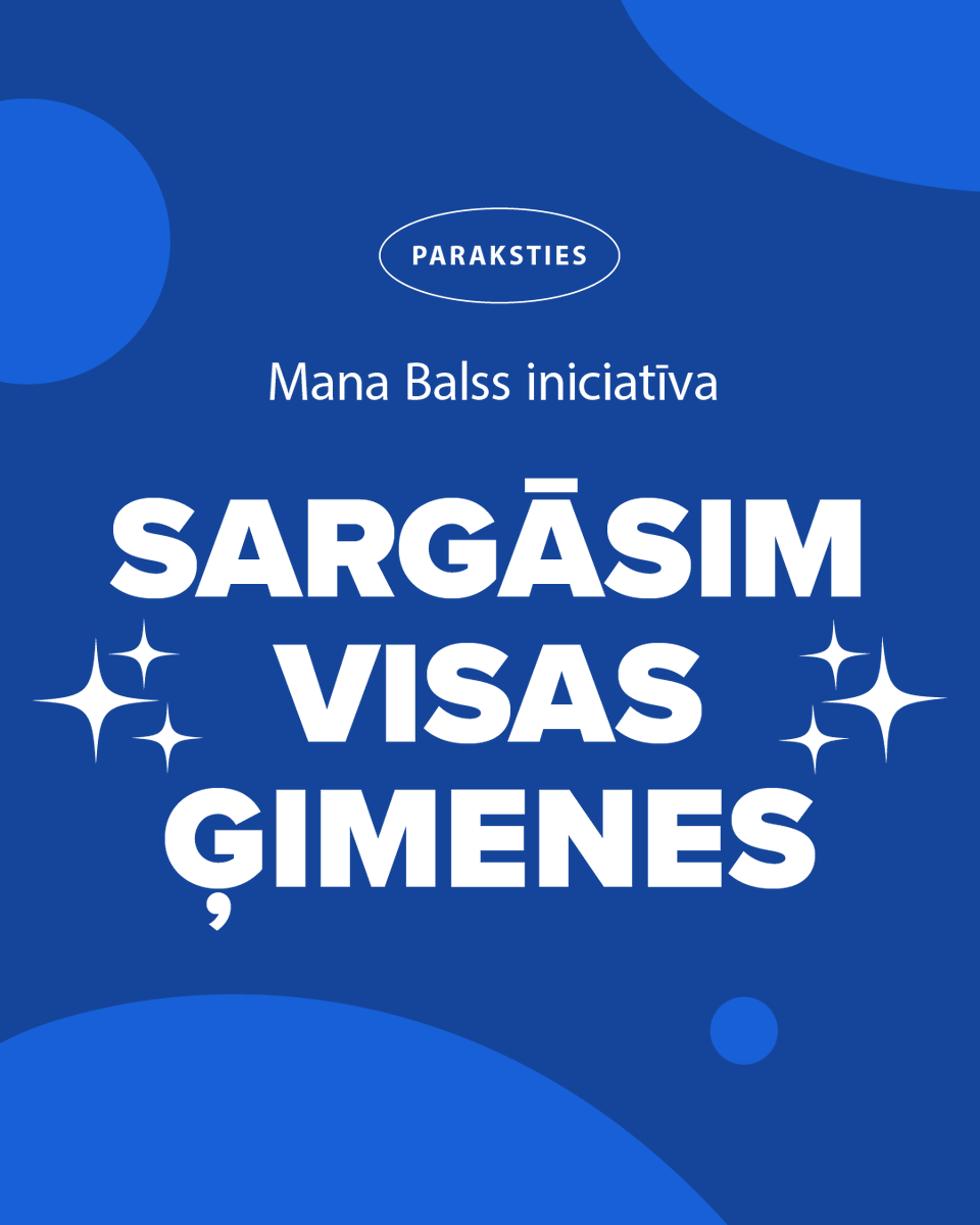 ✍️ Ja vēl neesi parakstījies un pievienojies Marijas Luīzes Meļķes sacītajam no #LielaisKristaps skatuves, lūdzu, izdari to.

Latvijai ir jāsargā visas ģimenes, kā to nosaka Satversme. 🇱🇻👬👫👭⤵️
manabalss.lv/sargasim-visas…