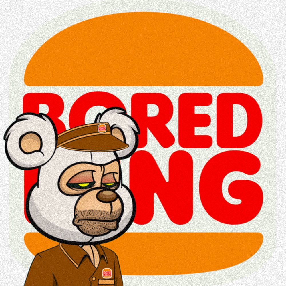 LEADERFANG's tweet photo. @BoredTedYC @sosyolog2147 @chemistry214721 @NFTCerealKiller @BoredTedYC @BurgerKing #SERVICEBEARS https://t.co/LOksjInQuJ