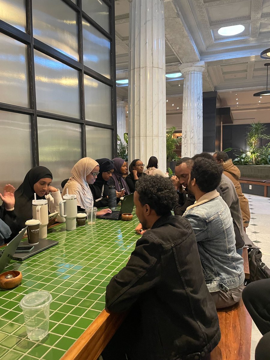 somalisintech's tweet photo. SiT Takes Minnesota ๐บ๐ธ๐ฅ
The community in Minnesota organised a casual meet up this afternoon! It was great to see the local community come together to connect over some โ๏ธ!
Shout out to Sagal for organising this meetup ๐๐พ #somalisintech https://t.co/lIMfaYo5OJ