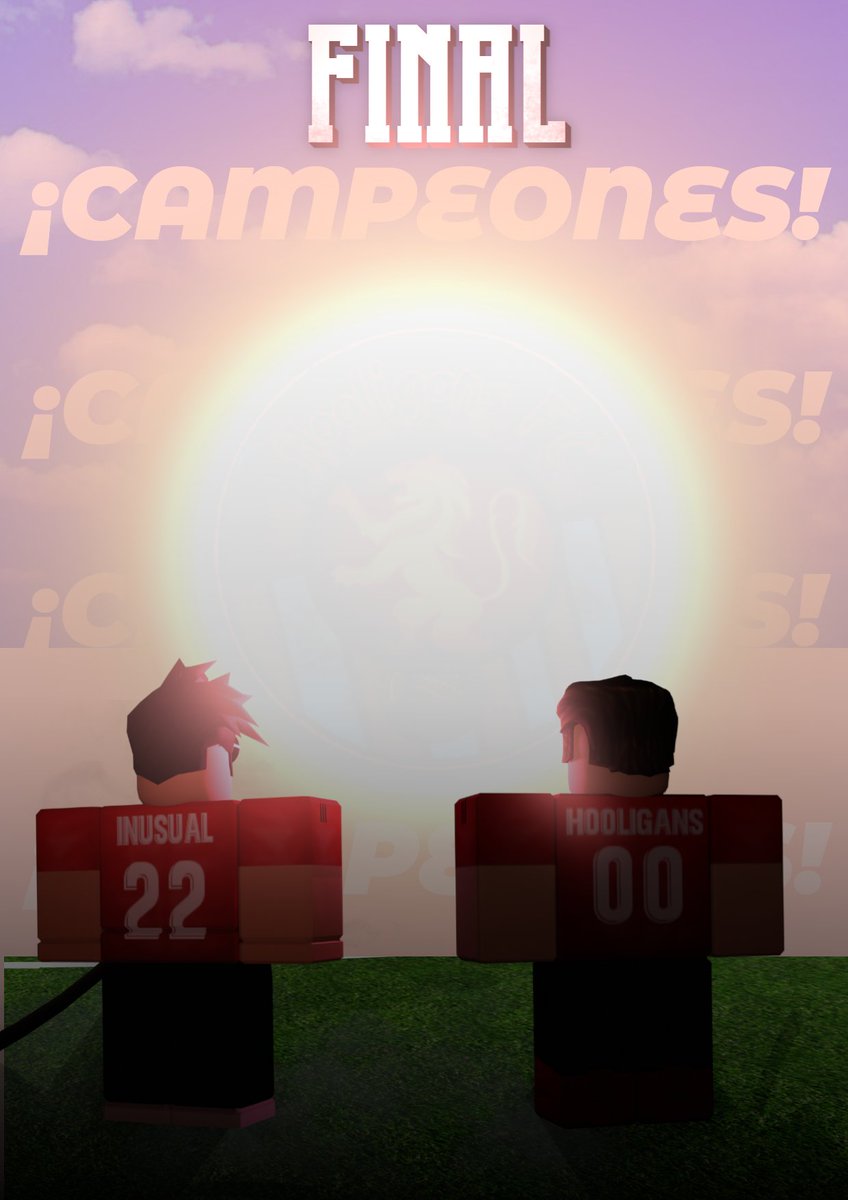 HooligansF_C's tweet photo. ¡¡𝔽𝕀ℕ𝔸𝕃!! ¡𝔽𝕀ℕ𝔸𝕃! ¡¡¡𝔽𝕀ℕ𝔸𝕃!!!
¡HOOLIGANS ES EL PRIMER CAMPEÓN HISTORICO DE LA ROBLOXIAN LEAGUE!
¡EL SUEÑO ES REAL! 🥹 #VivaOsHooligans https://t.co/2Fwqf1cGnX