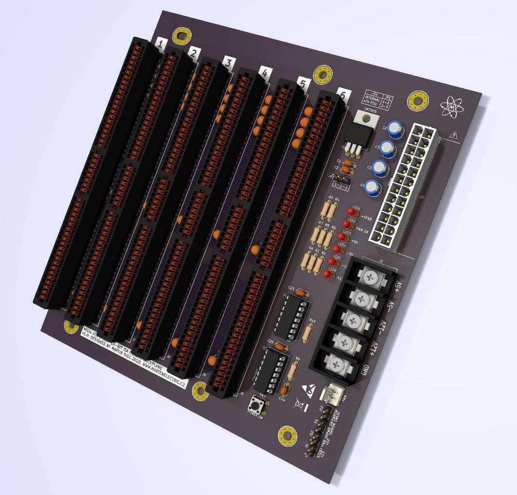 LegacyDevices_'s tweet photo. Slight weekend progress on Kompik McKomp 16bit ISA Micro ATX Backplane. Will 6 ISA slots be enough? #retrocomputing #homebrewcomputer #retrogaming #martenelectric #motherboard #x86 https://t.co/8QAjLN9YZo