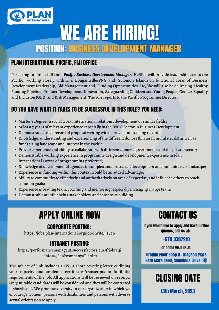 Plan International Pacific tweet media