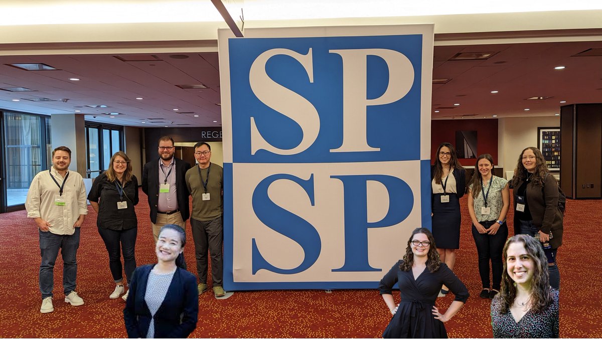 FrankiKung's tweet photo. That's a wrap #SPSP2023!🎉The @SPSPnews Early Career Committee had a blast organizing PDS, #SPSPBECOME, featured session on #HiddenStories, mentoring tables, social hour, and celebrating YOU in Atlanta! Until next year... 
(also in photo: @JimACEverett @GiliFreedman) https://t.co/fZaXof98N7