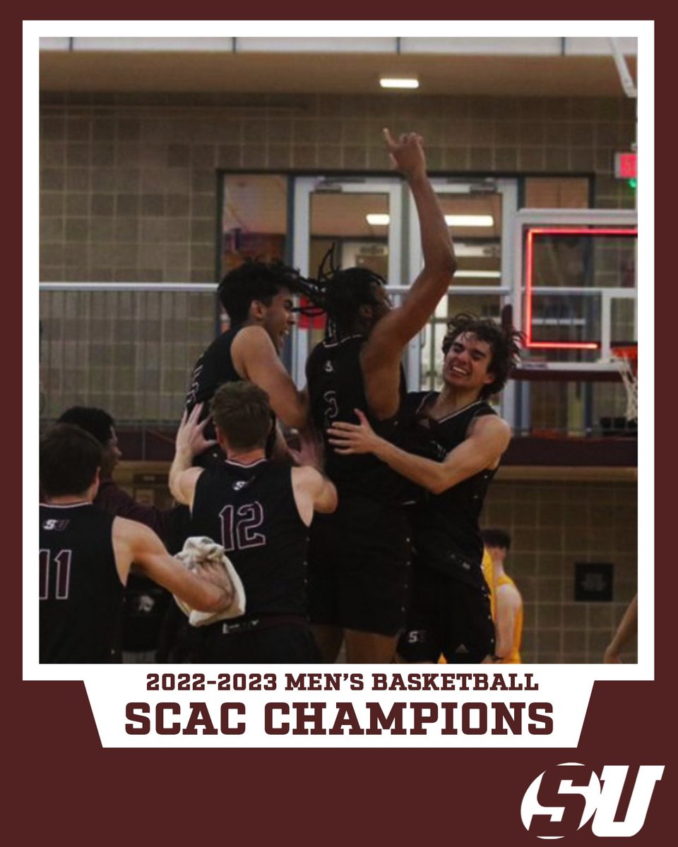 SUMountaineers's tweet photo. SCAC CHAMPIONS 🏆 https://t.co/y5iQoOMgJI