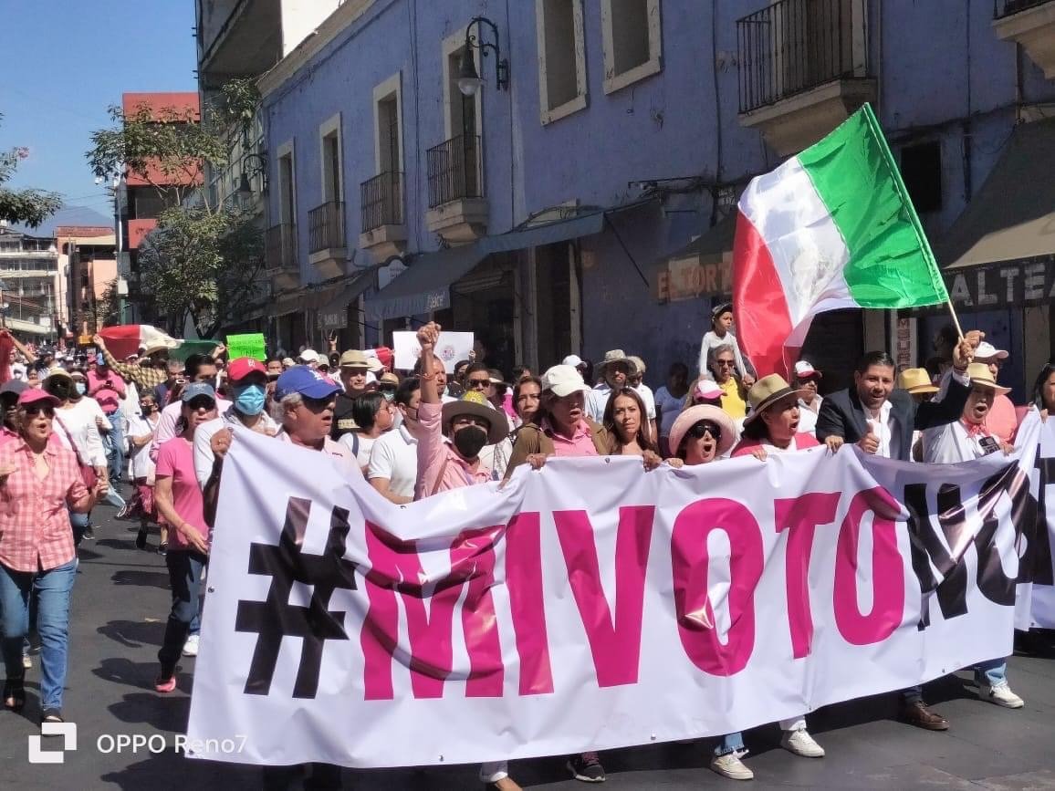 Morelos presente en favor de la democracia.