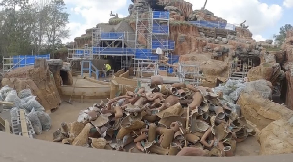 WDWDreamfinder's tweet photo. What remains of the briar patch https://t.co/w9eKFqqUa7
