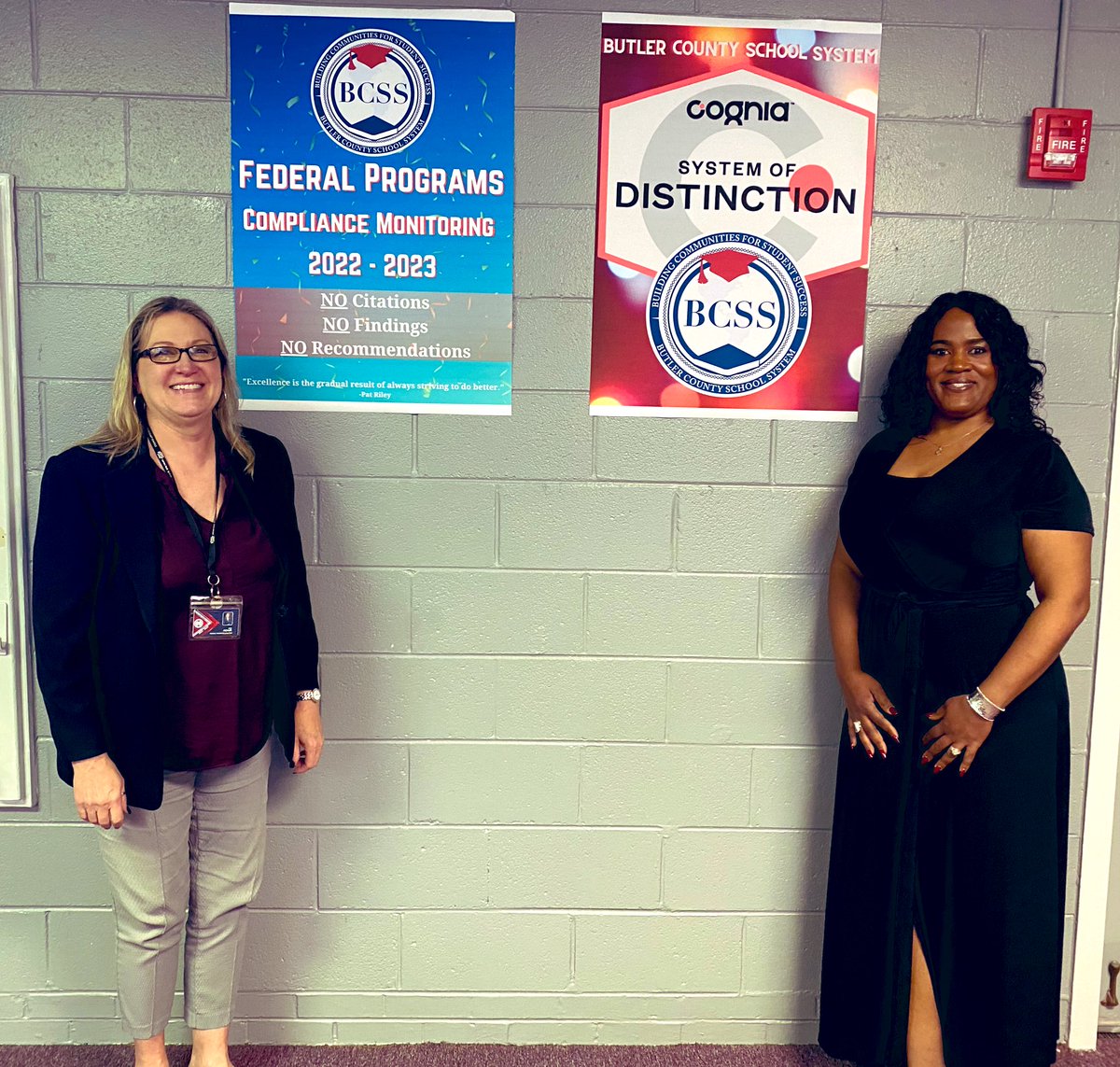 lisashatch's tweet photo. Celebrating BCSS successes during Monthly MTSS meeting.  Lisa Adair and Donna Ash led our district to a No citations No findings No recommendations Federal Programs Compliance Monitoring &amp; the Award of Cognia System of Distinction for District Accreditation!  #WeareBCSS https://t.co/Xw7Sf03COj