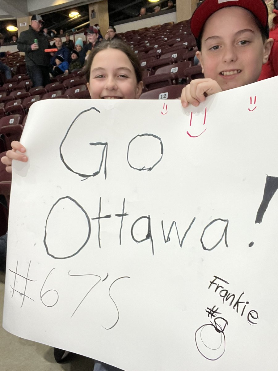 KKD33947036's tweet image. Go 67’s!! Here to cheer on #FM8 @Ottawa67sHockey @Oshawa_Generals