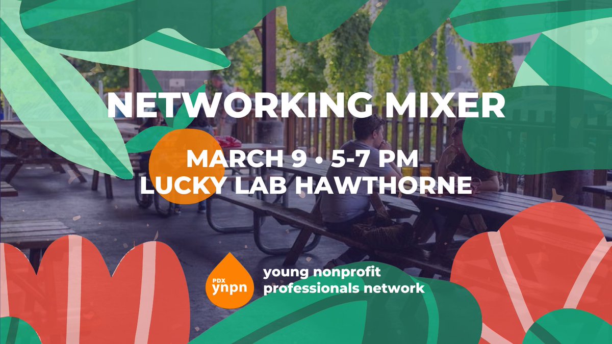 Finally, some much-needed spring vibes 🌷YNPN's happy hour Networking Mixer is next week, and you're invited!

RSVP: partiful.com/e/qY3cEZTUkuWl…

#portland #portlandoregon #pdx #pdxevents