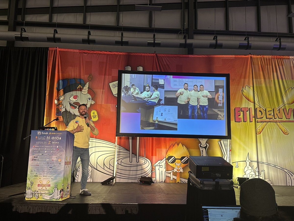sminert's tweet image. Winning Hacker team from @InfiniteHackETH by @hoprnet and @DXdao_ in Bogota building important privacy tech full time from @EFDevcon to deliver at @EthereumDenver !  Wow!!! Congrats