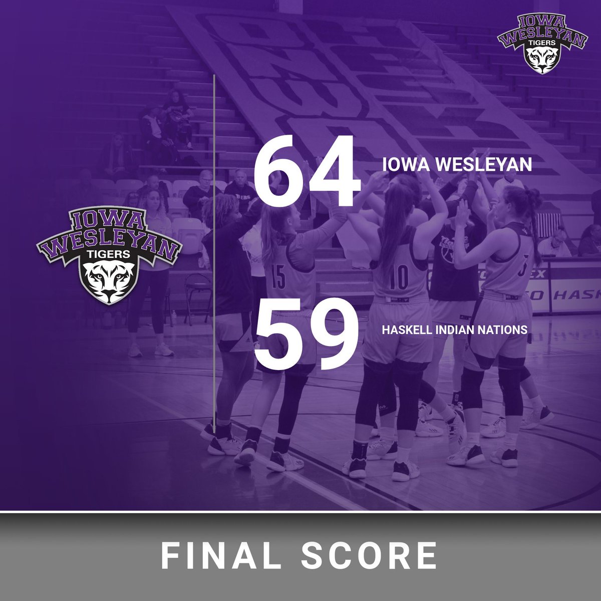 IWTigersWBB's tweet photo. BACK-TO-BACK CAC CONFERENCE CHAMPIONS🏆💜 #WeAreIW https://t.co/YlLakMCsxX
