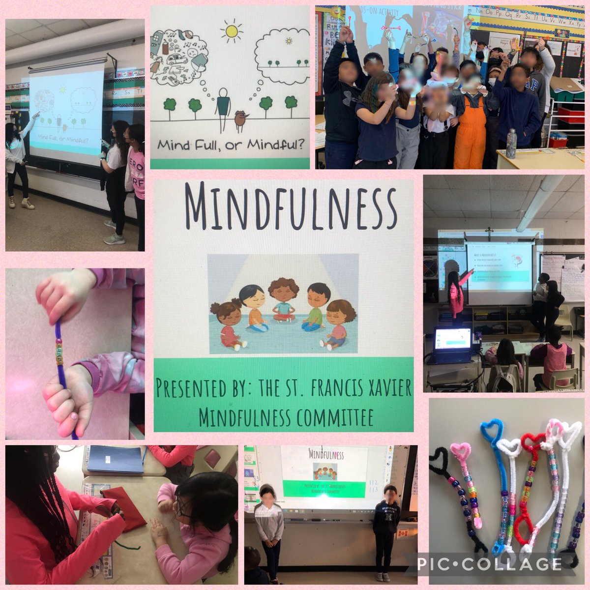 Making deep breathing more fun and effective with our very own breathing sticks! 🍡🤩The Mindfulness Committee enjoyed sharing how the simple act of deep breathing can help calm our bodies and clear our minds. 🧠 @SFX_TCDSB #mindfulnessforkids #mindfulness #breathingsticks