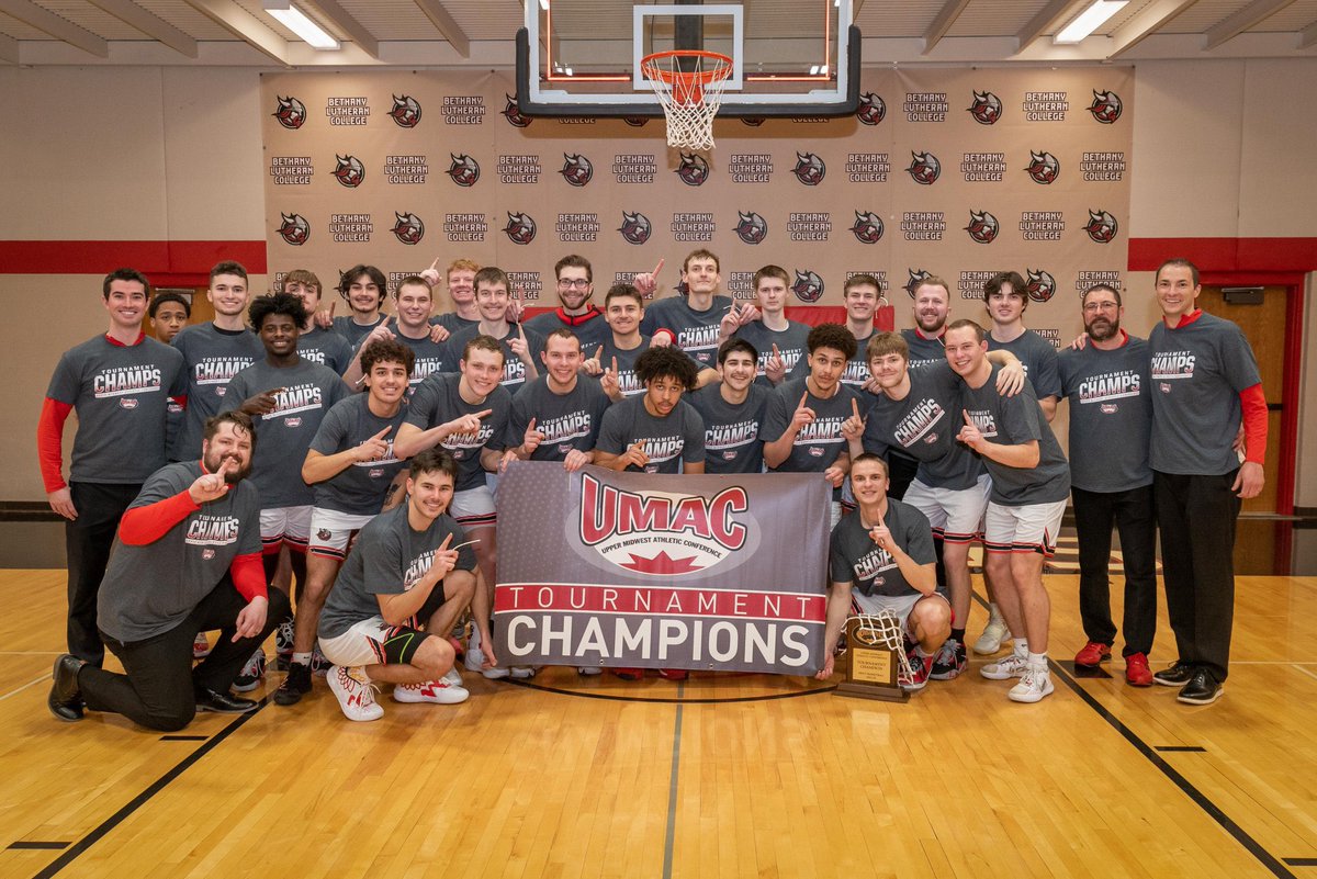 2022-23 UMAC Tournament Champions! So proud of this group‼️🏀 #Brotherhood