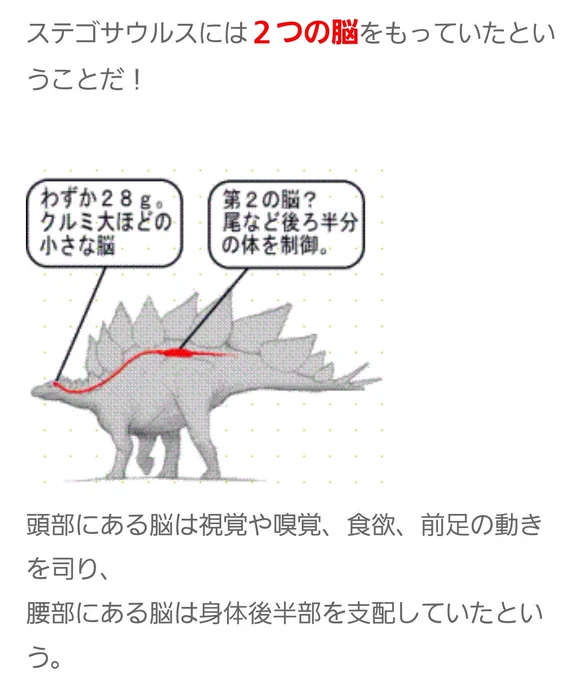@kuranfol ステゴサウルスかな
生き残りが居たとは… 