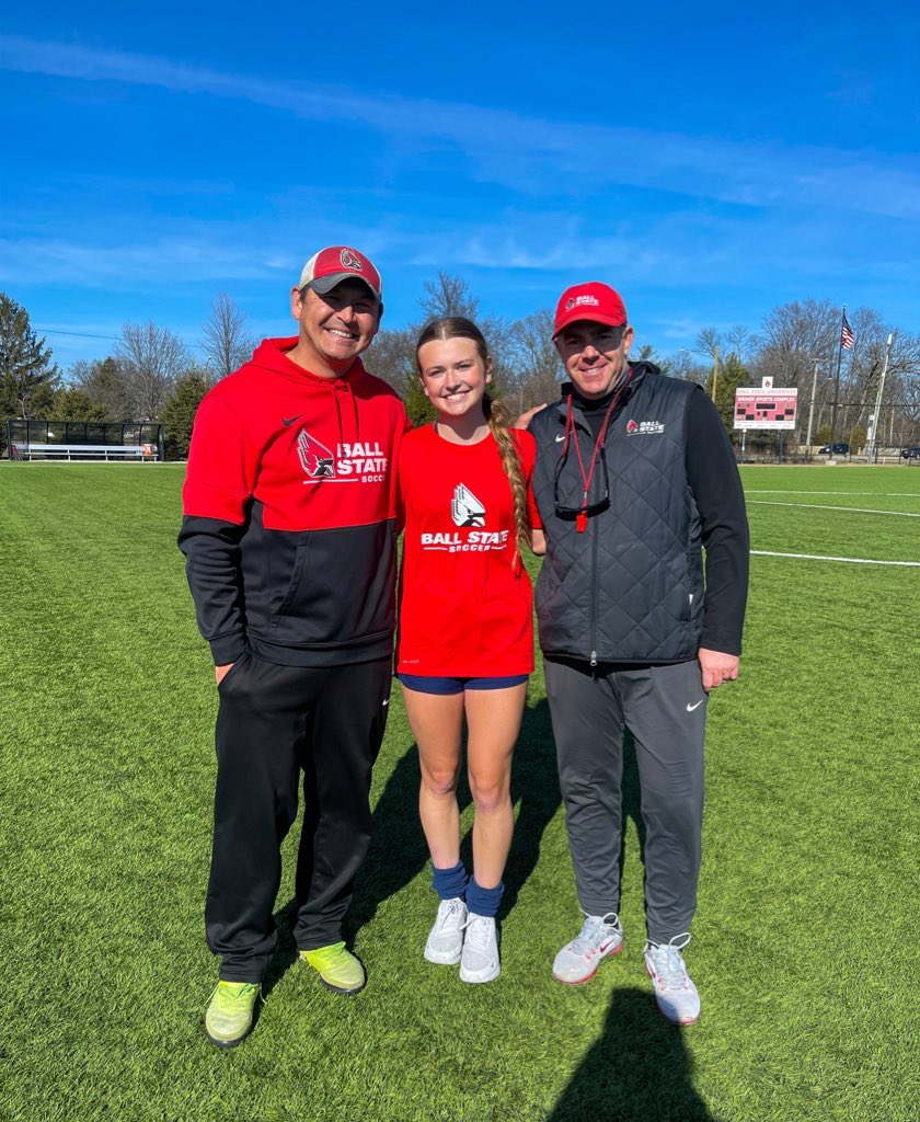 Had a blast in Indiana this weekend at the <a href="/BallStateSoccer/">Ball State Soccer</a> ID Camp! Can’t thank the coaches and players enough for a great time. Special thanks to @BSUCoachRife and <a href="/gyohe/">Gary Yohe</a> for the awesome experience. #GoCardinals ❤️