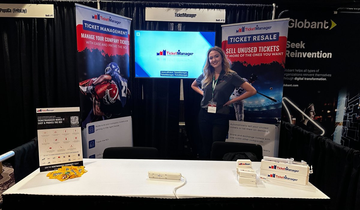 TicketManager's tweet photo. The @NatlSportsForum is here!

Join us on Monday at 12pm for the ticket management panel as @LAFC and @CityNational discuss the success of corporate ticket resale.

Visit booth 13 to learn how @TicketManager strengthens corporate team partnerships. https://t.co/K7I0OjRO0X