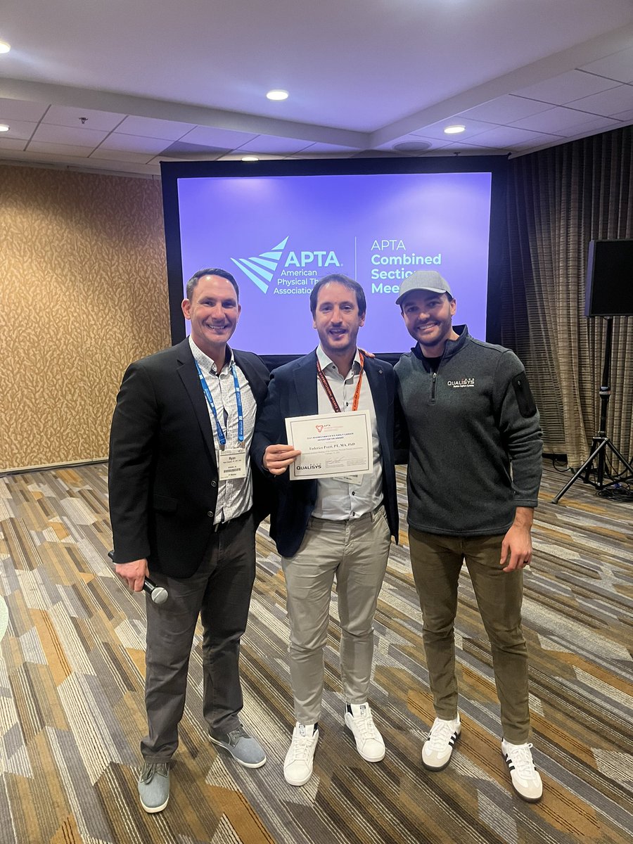 BiomechanicsSig's tweet image. Career awardees! @qualisysab