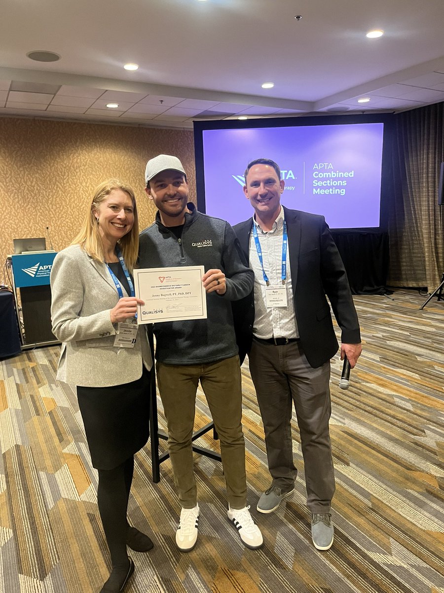 BiomechanicsSig's tweet image. Career awardees! @qualisysab