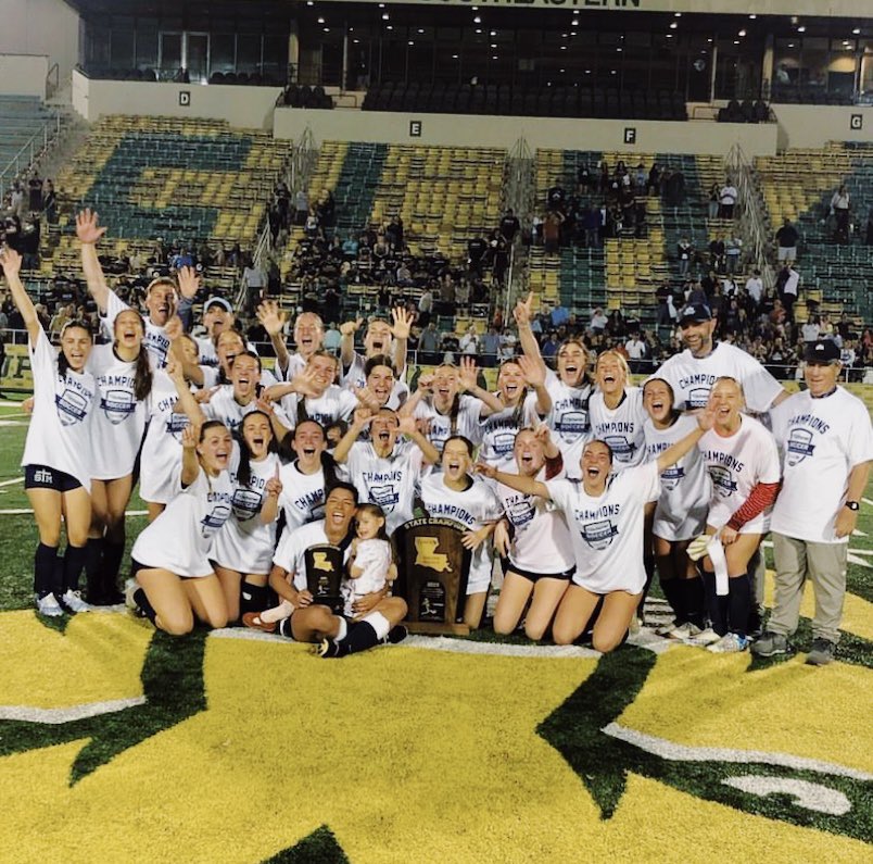 brinnpicard's tweet photo. Undefeated State Champions! I couldn’t be more proud of my team and all we have accomplished! #statechamps #madehist6ry @stmcougarsoccer https://t.co/8mgBayUdL4