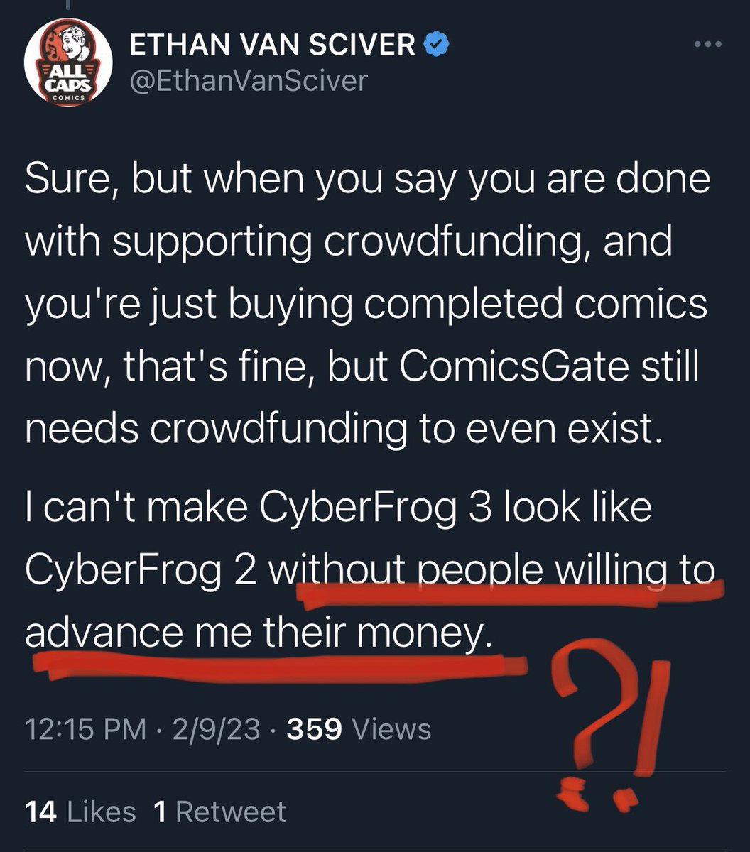 Comicsgate Posting Their Ls on Twitter "Ethan is using Comicsgate as