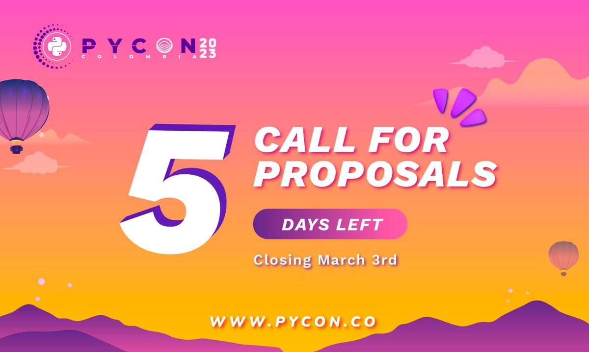 pyconcolombia tweet picture