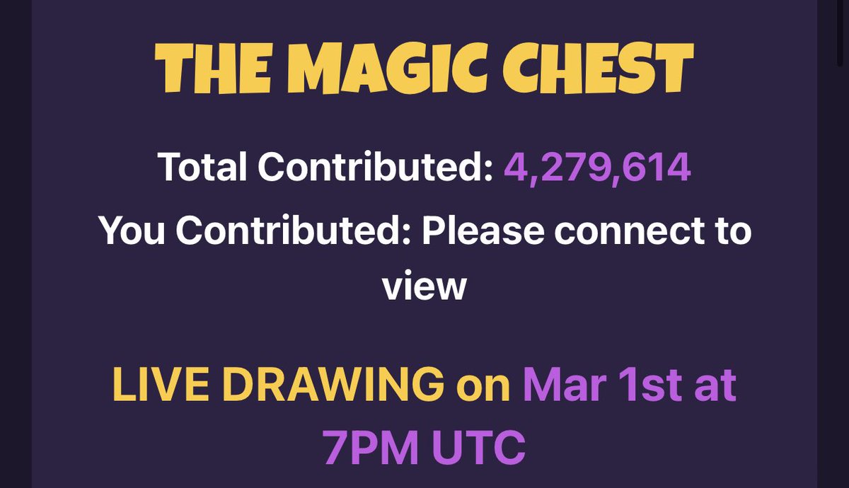 MicroPets_io's tweet photo. 🚨 Just a few more days left to #MagicChestEvent 😍

We’re giving away a total of 9 ITEMS to some lucky ticket holders🎟️

Over 4m tickets has already been contributed and claimed!🔥

Come and hang out on: 
March 1st | 2PM EST/7PM UTC

https://t.co/OS4bbazrFg

#MicroPets #P2EGame https://t.co/kfYd4bEtWo